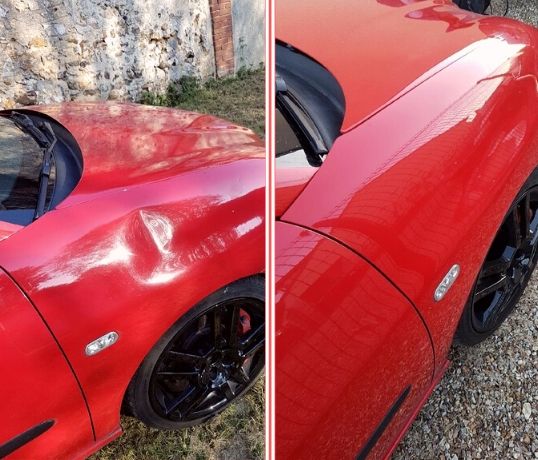 débosselage aile droite