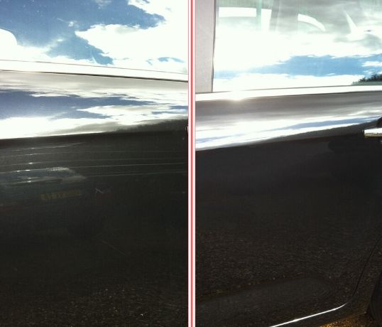 effacement des rayures voiture portière